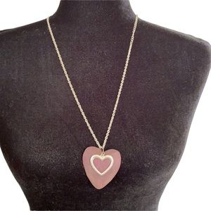 Wooden Heart Necklace